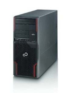 Fujitsu CELSIUS R920 DDR3-SDRAM E5-2620 Desktop Famiglia Intel® Xeon® E5 Windows 7 Professional Stazione di lavoro Nero, Rosso