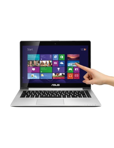 ASUS VivoBook S400CA-CA012H notebook Computer portatile 35,6 cm (14") Touch screen Intel® Core™ i5 4 GB DDR3-SDRAM 524 GB