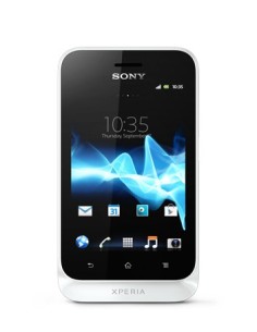 Sony Xperia tipo 8,13 cm (3.2") SIM singola Android 4.0 3G 0,5 GB 2,9 GB 1500 mAh Nero, Bianco