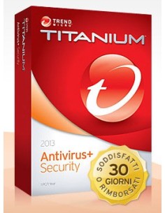 Trend Micro Titanium Antivirus+ 2013 ITA Licenza completa 1 licenza e 1 anno i