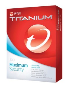Trend Micro Titanium Maximum Security 2013, 3u, 1Y, ML Multilingua 3 licenza e 1 anno i