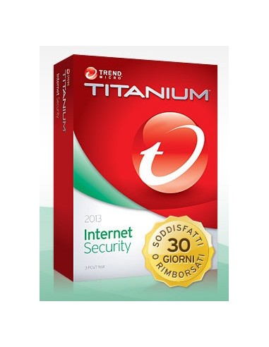 Trend Micro Titanium Internet Security 2013 ITA Licenza completa 1 anno i