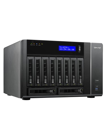 QNAP TS-1079 PRO server NAS e di archiviazione Tower Nero i3-2120