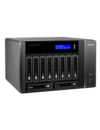QNAP TS-1079 PRO server NAS e di archiviazione Tower Nero i3-2120