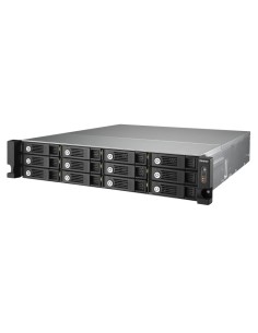 QNAP TS-1269U-RP server NAS e di archiviazione Armadio (2U) Collegamento ethernet LAN Nero D2700 2