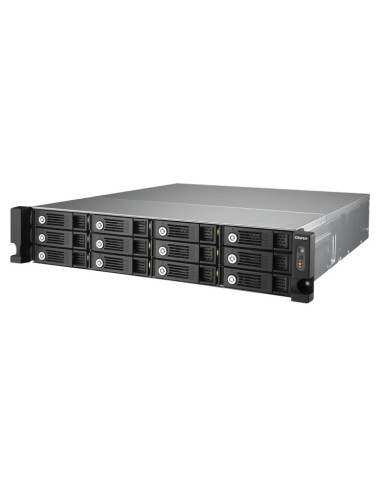 QNAP TS-1269U-RP server NAS e di archiviazione Armadio (2U) Collegamento ethernet LAN Nero D2700