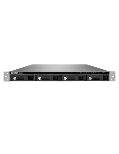 QNAP TS-469U-SP server NAS e di archiviazione Rack (1U) Collegamento ethernet LAN Nero