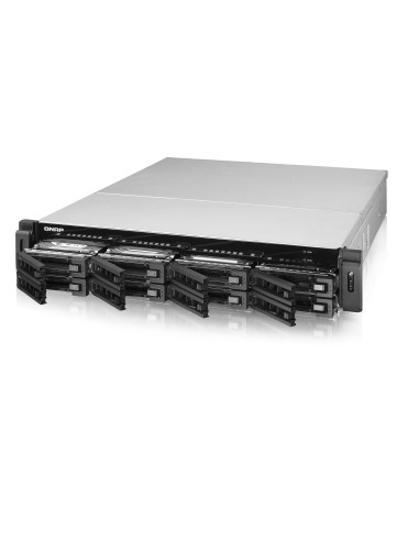 QNAP TS-EC879U-RP server NAS e di archiviazione Armadio (2U) Nero E3-1225