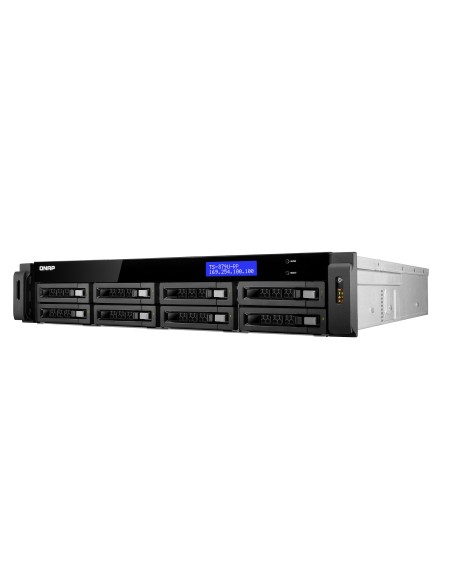 QNAP TS-EC879U-RP server NAS e di archiviazione Armadio (2U) Nero E3-1225