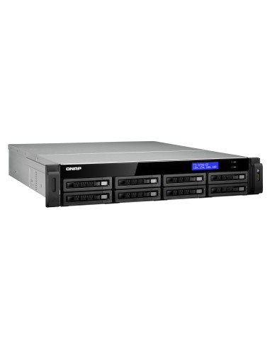 QNAP TS-EC879U-RP server NAS e di archiviazione Armadio (2U) Nero E3-1225
