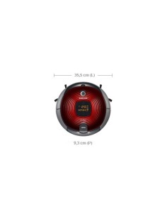 Samsung SR8894 aspirapolvere robot Senza sacchetto Rosso 2