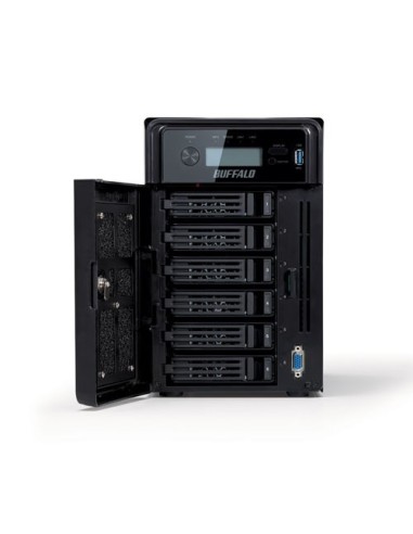 Buffalo TeraStation 5600 24TB Server di archiviazione Desktop Collegamento ethernet LAN Nero D2700