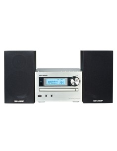 Sharp XL-UR14H set audio da casa Microsistema audio per la casa 30 W Nero, Argento