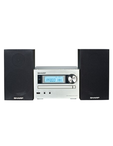Sharp XL-UR14H set audio da casa Microsistema audio per la casa 30 W Nero, Argento