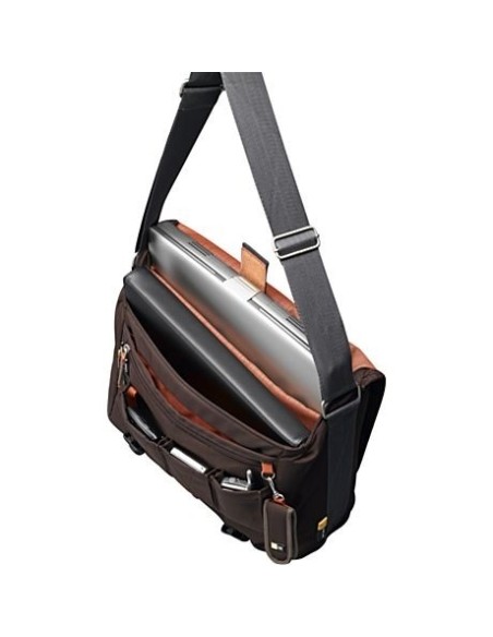 Case Logic XN Messenger Bag 15.4" Brown borsa per notebook 39,1 cm (15.4") Borsa da corriere Marrone