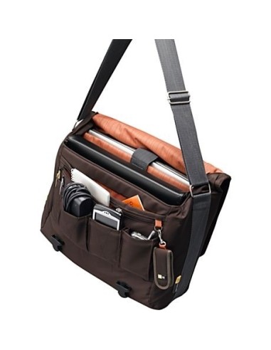 Case Logic XN Messenger Bag 15.4" Brown borsa per notebook 39,1 cm (15.4") Borsa da corriere Marrone