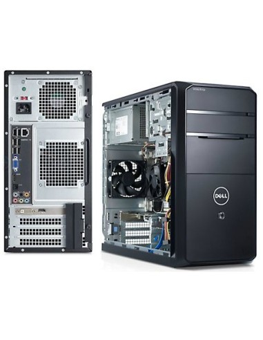 DELL Vostro 470 DDR3-SDRAM i7-3770 Mini Tower Intel® Core™ i7 6 GB 1000 GB HDD Windows 7 Professional PC Nero