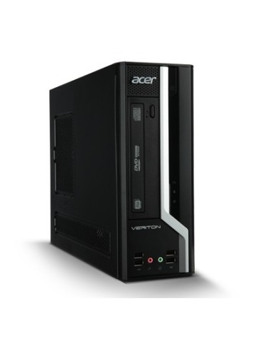 Acer Veriton X 2610G DDR3-SDRAM i3-2100 SFF Intel® Core™ i3 4 GB 500 GB HDD FreeDOS PC Nero