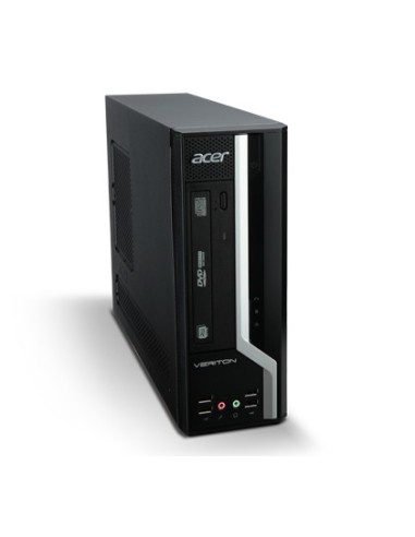 Acer Veriton X 2610G DDR3-SDRAM i3-2100 SFF Intel® Core™ i3 4 GB 500 GB HDD FreeDOS PC Nero