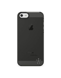Belkin Shield Sheer Matte iPhone 5 custodia per cellulare Cover Nero, Trasparente
