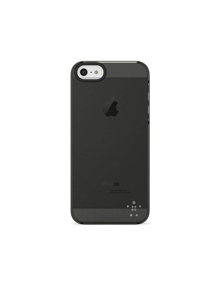 Belkin Shield Sheer Matte iPhone 5 custodia per cellulare Cover Nero, Trasparente