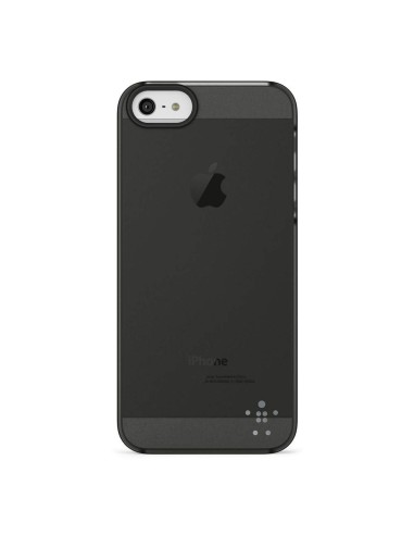 Belkin Shield Sheer Matte iPhone 5 custodia per cellulare Cover Nero, Trasparente