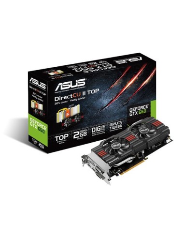 ASUS GTX660-DC2T-2GD5 scheda video NVIDIA GeForce GTX 660 2 GB GDDR5