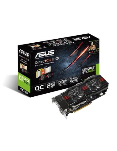 ASUS GTX660 TI-DC2OG-2GD5 scheda video NVIDIA GeForce GTX 660 Ti 2 GB GDDR5