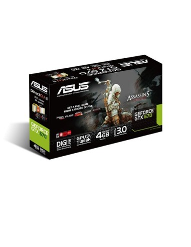 ASUS GTX670-DC2G-4GB scheda video NVIDIA GeForce GTX 670 GDDR5