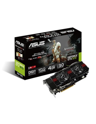 ASUS GTX670-DC2G-4GB scheda video NVIDIA GeForce GTX 670 GDDR5