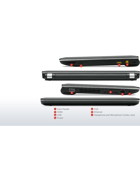 Lenovo ThinkPad Edge E130 Netbook 29,5 cm (11.6") Intel® Core™ i3 4 GB DDR3-SDRAM 500 GB Windows 7 Professional Nero