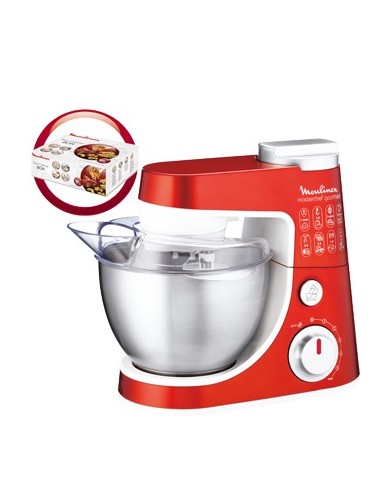 Moulinex Masterchef Gourmet Chef robot da cucina 900 W 4 L Rosso