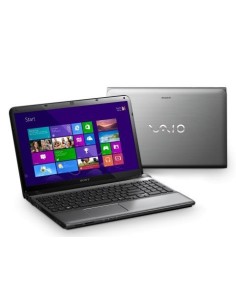Sony VAIO SVE1512X1E Netbook 39,4 cm (15.5") Intel® Core™ i7 4 GB DDR3-SDRAM 640 GB HDD Windows 8 Grigio