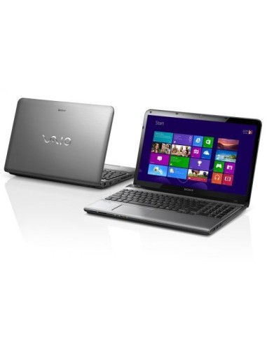 Sony VAIO SVE1512X1E Netbook 39,4 cm (15.5") Intel® Core™ i7 4 GB DDR3-SDRAM 640 GB HDD Windows 8 Grigio