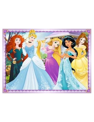 Ravensburger Principesse Disney Puzzle 4x100 pezzi (07011)