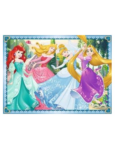 Ravensburger Principesse Disney Puzzle 4x100 pezzi (07011)