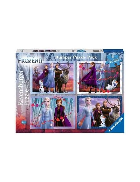 Ravensburger Puzzle 4x100 Bumper Pack. Frozen 2