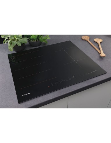 Hoover H-HOB 700 INDUCTION HIES644DC Nero Da incasso 60 cm Piano cottura a induzione 4 Fornello(i)