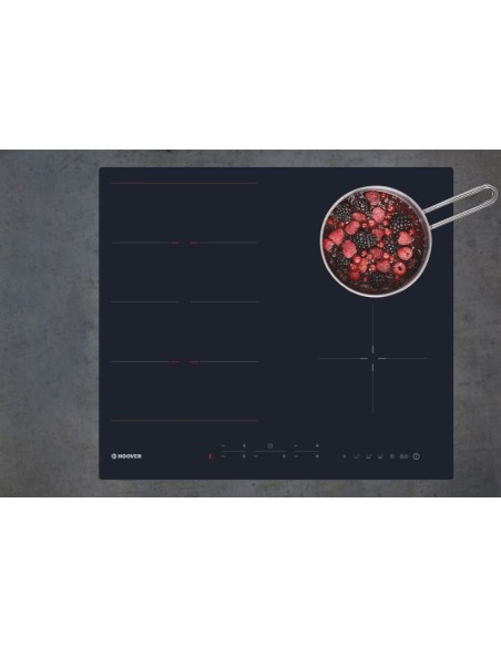 Hoover H-HOB 700 INDUCTION HIES644DC Nero Da incasso 60 cm Piano cottura a induzione 4 Fornello(i)