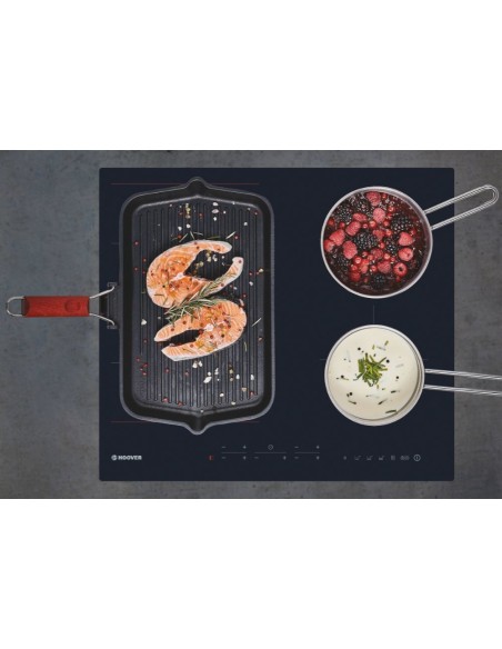 Hoover H-HOB 700 INDUCTION HIES644DC Nero Da incasso 60 cm Piano cottura a induzione 4 Fornello(i)