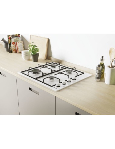 Candy CHW6LWW Bianco Da incasso 60 cm Gas 4 Fornello(i)
