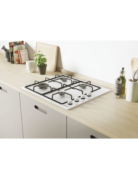 Candy CHW6LWW Bianco Da incasso 60 cm Gas 4 Fornello(i)