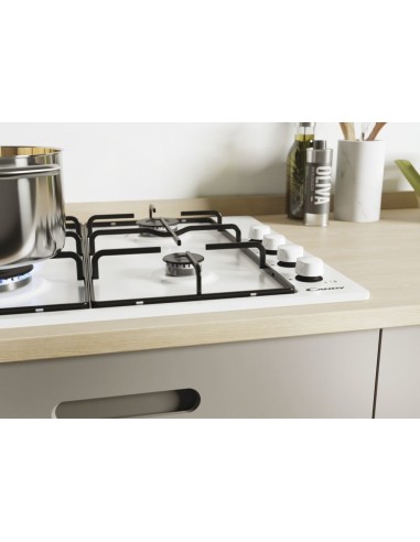 Candy CHW6LWW Bianco Da incasso 60 cm Gas 4 Fornello(i)