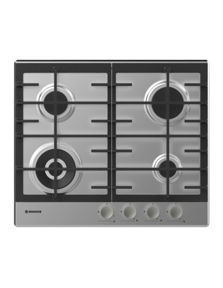 Hoover H-HOB 300 GAS HHG6BF4MX Acciaio inossidabile Da incasso 60 cm 4 Fornello(i)
