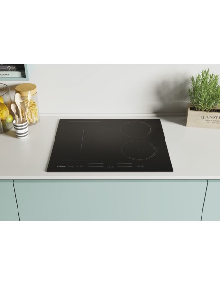 Candy CMCJ644TPWIFI Nero Da incasso 60 cm Piano cottura a induzione 4 Fornello(i)