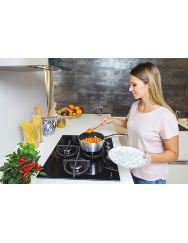 Candy CVG6DPB Nero Da incasso 59 cm Gas 4 Fornello(i)