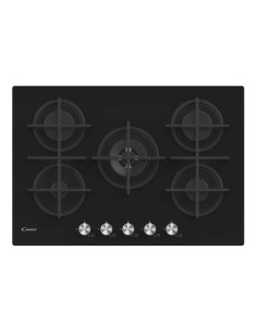 Candy CVG74WPB Nero Da incasso 74.5 cm Gas 5 Fornello(i)