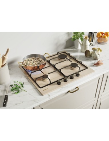 Candy Classic CHW6BRAV4WGT Avena Da incasso 59 cm Gas 4 Fornello(i)