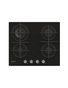 Candy CVG6BR4WPB Nero Da incasso 59 cm Gas 4 Fornello(i)