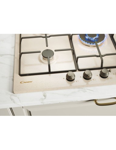 Candy Classic CHW7AV4WGT Avena Da incasso 74 cm Gas 5 Fornello(i)